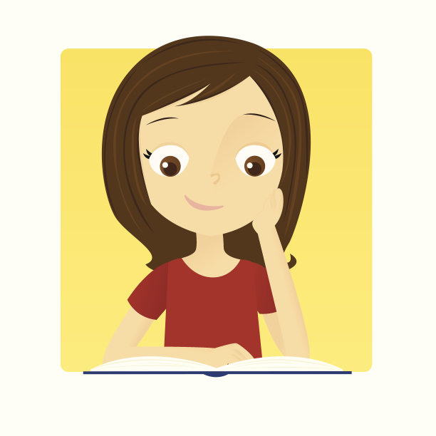 女孩读图片下载