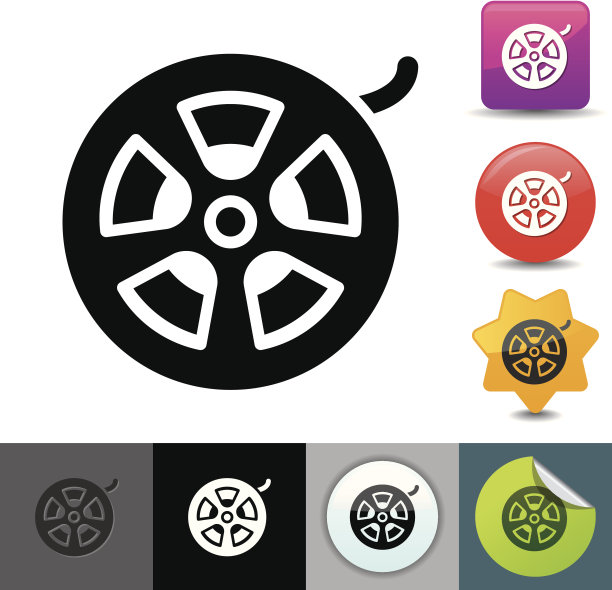 电影胶片图标 | solicosi系列图片下载