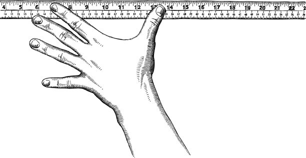 手持尺子图片下载
