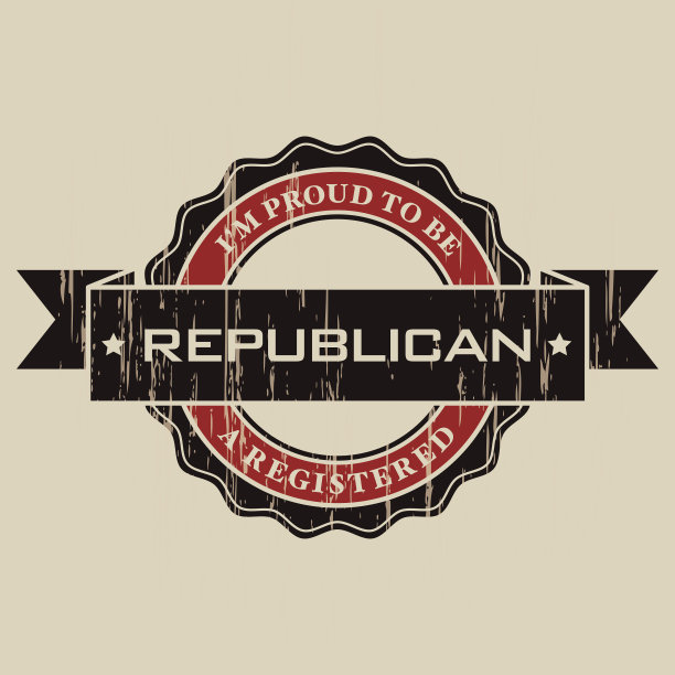 共和党的标签图片下载