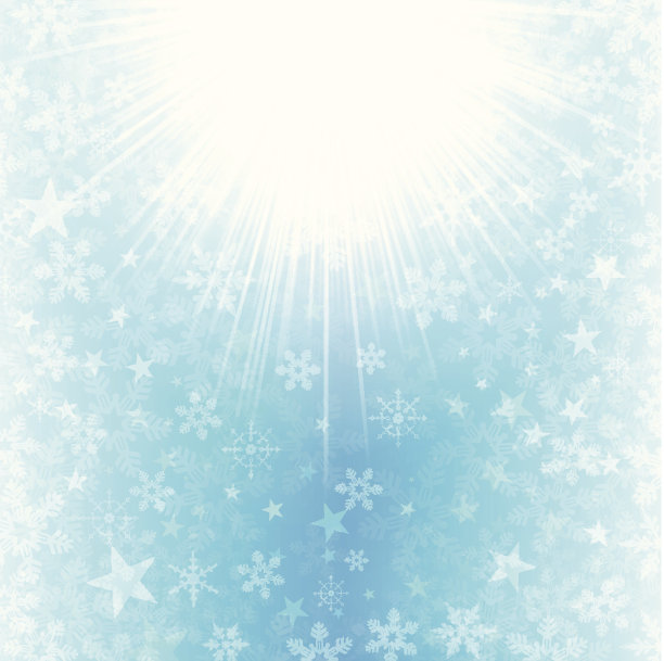 矢量圣诞背景与Sunburst图片下载