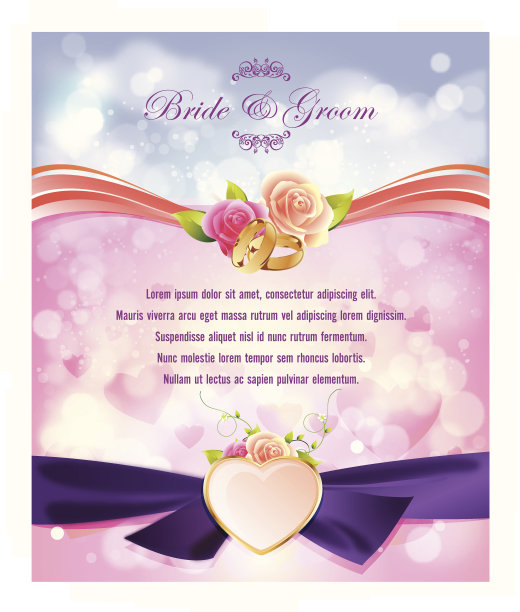 优雅的婚礼背景图片下载