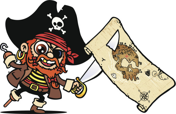 海盗的地图图片下载