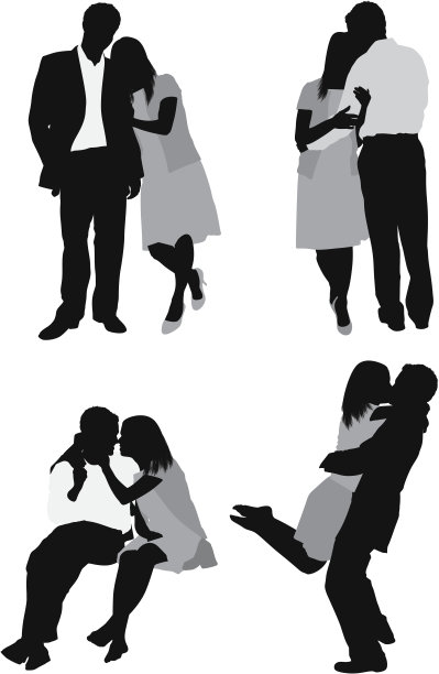 多幅浪漫情侣的照片图片下载