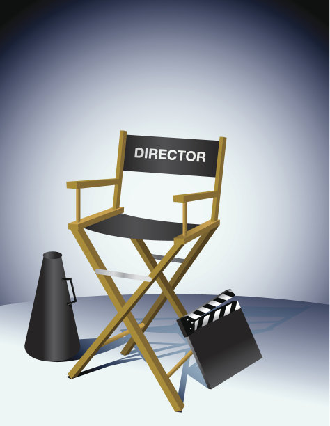导演椅子电影石板扩音器图片下载
