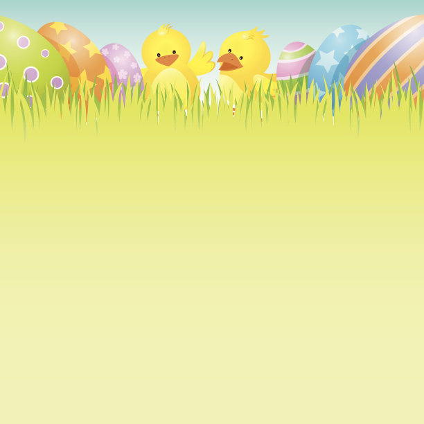 大自然中的复活节小鸡图片下载