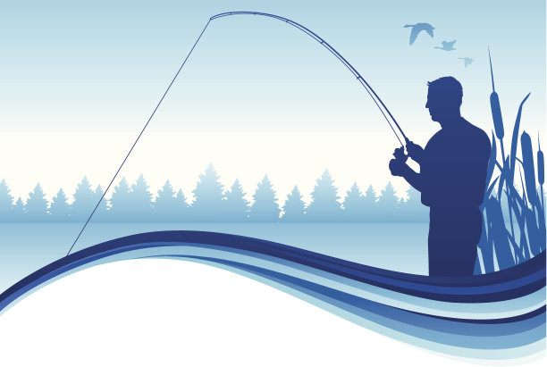 钓鱼的背景图片下载