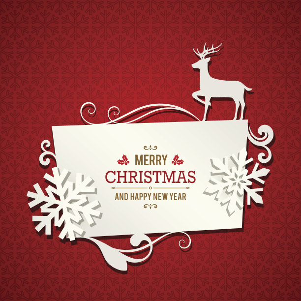 圣诞节的旗帜图片下载