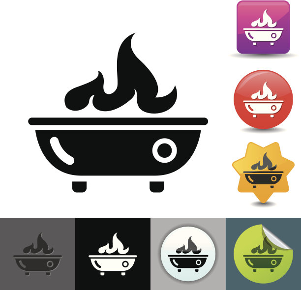 室内烧烤图标|征集系列图片下载