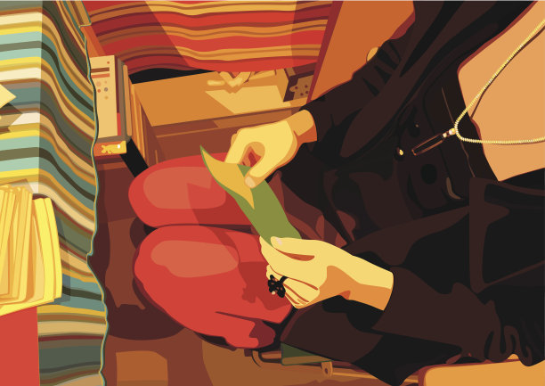 桌子前面的女孩图片下载