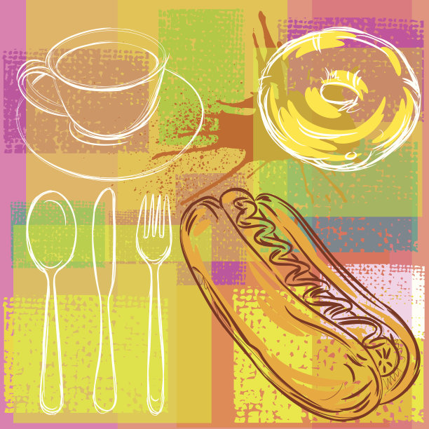 摘要食品背景图片下载