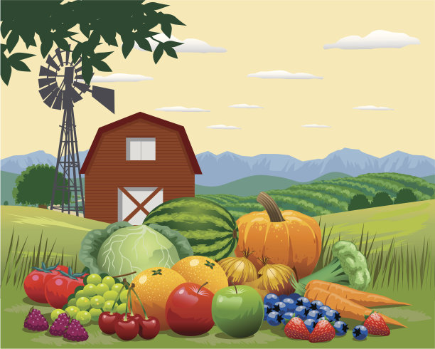 果蔬丰收图片下载