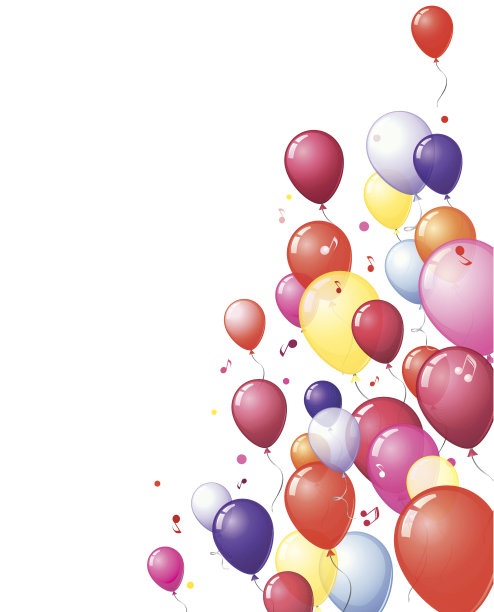 彩色气球图片下载