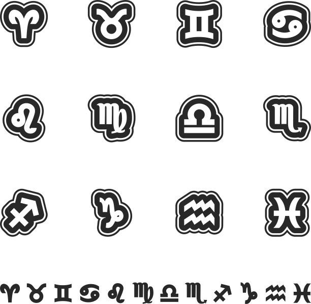 星座轮廓图标图片下载