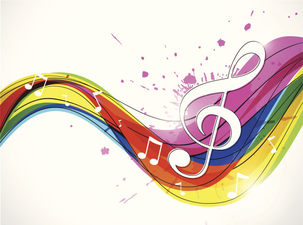 抽象的音乐背景图片下载