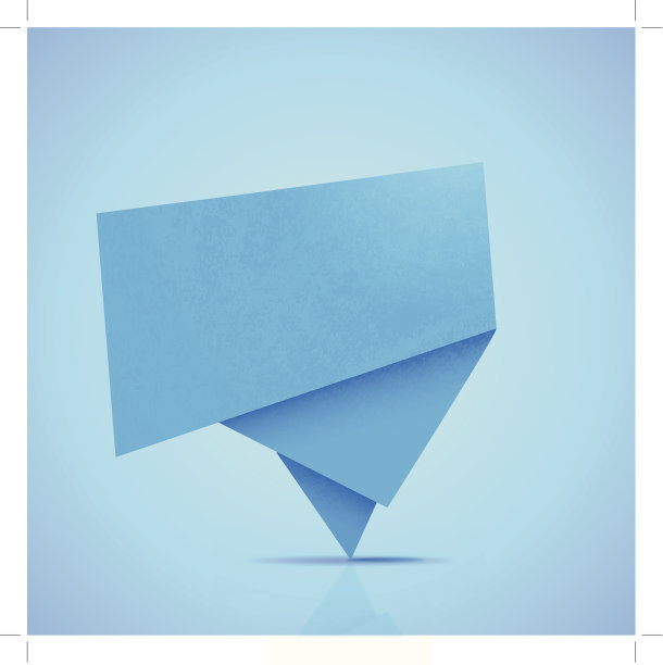 抽象的折纸横幅图片下载