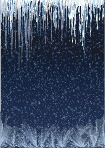 冰柱背景图片下载