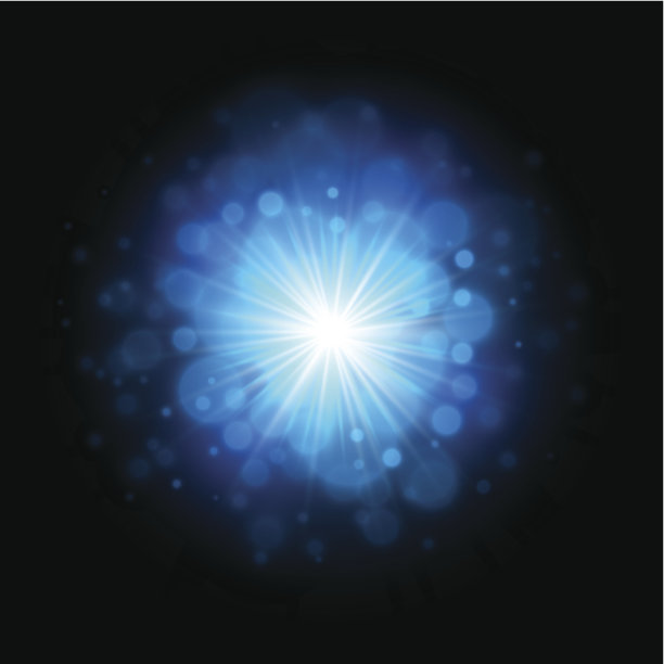 明亮的蓝色爆炸图片下载