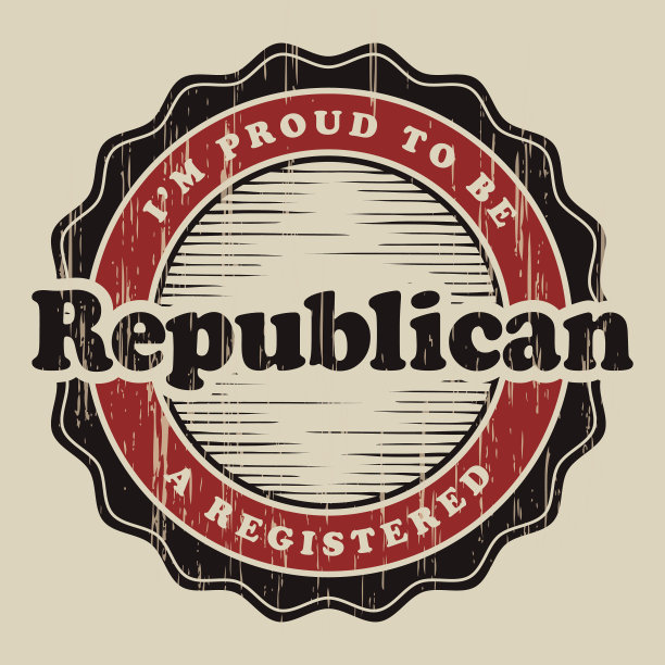 共和党的标签图片下载