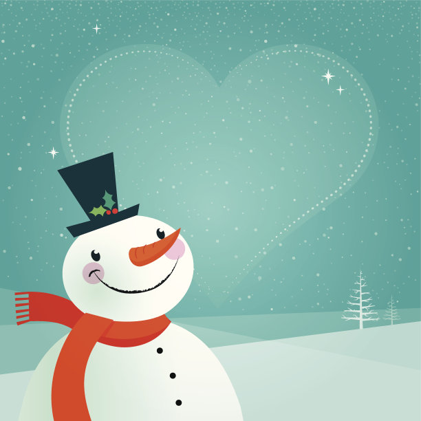 雪人的心图片下载