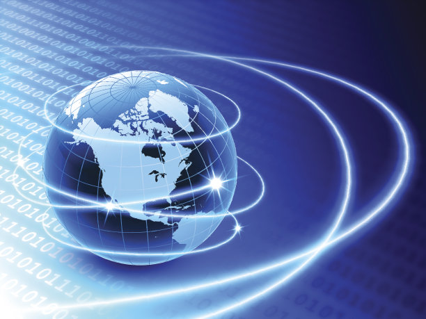 全球二进制码全球通信背景图片下载