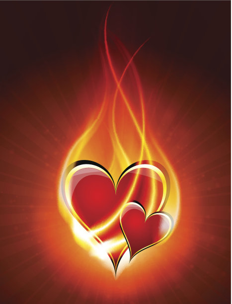 燃烧的情侣图片下载