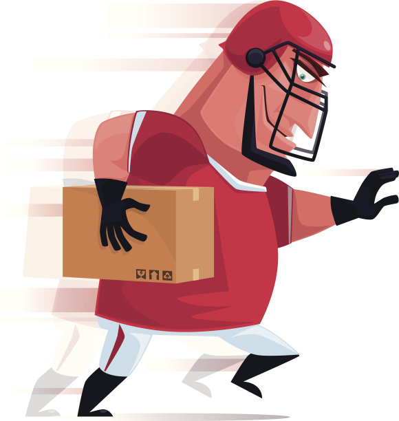 足球运动员携带箱图片下载