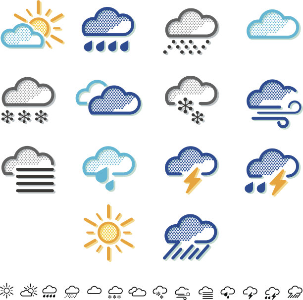 天气图标颜色图片下载