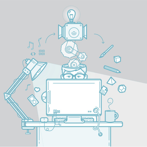 设计师的创作过程图片下载