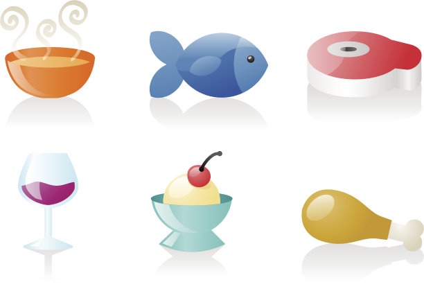 闪亮的图标:菜单图片下载