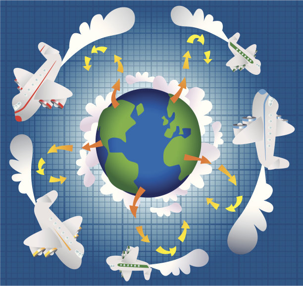 航空与全球变暖图片下载