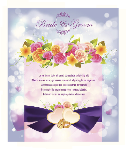 优雅的婚礼背景图片下载