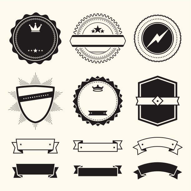 复古的徽章图片下载