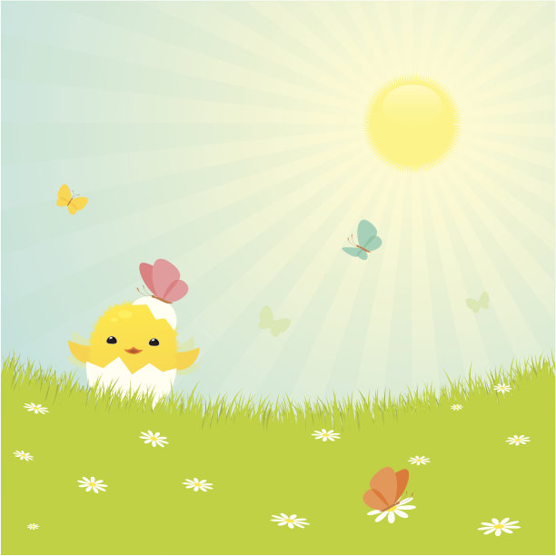 复活节小鸡图片下载