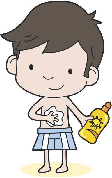 孩子用防晒霜图片下载