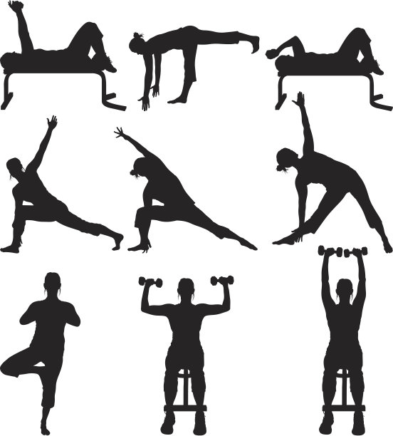 灵活的女性健身图片下载