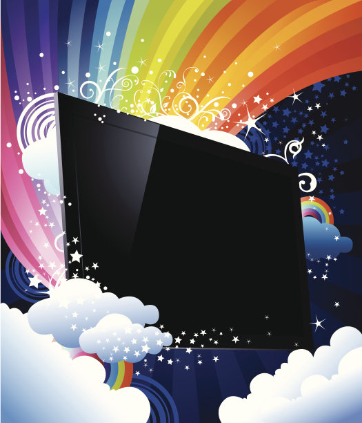 高科技显示与梦幻背景图片下载