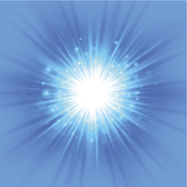 爆炸的蓝色背景图片下载