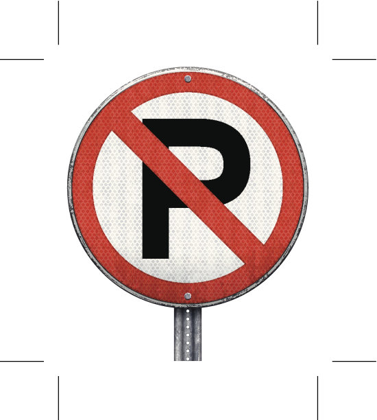 禁止停车路标图片下载