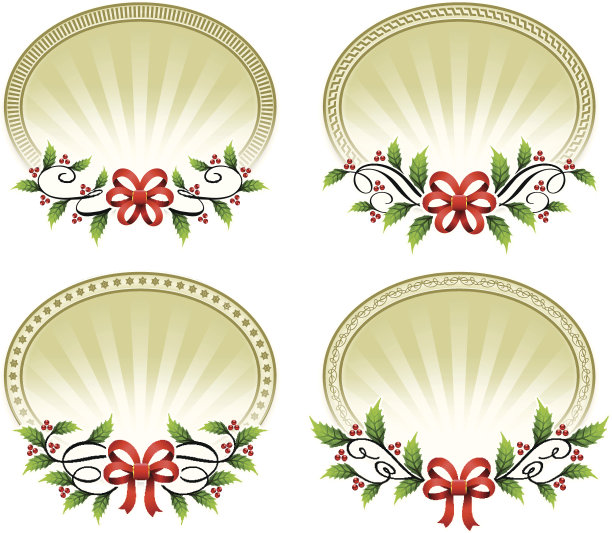 旧纸上的节日相框图片下载