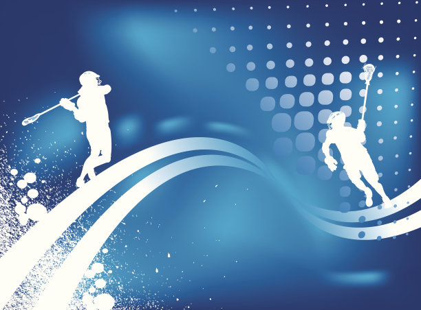 长曲棍球运动员背景图片下载