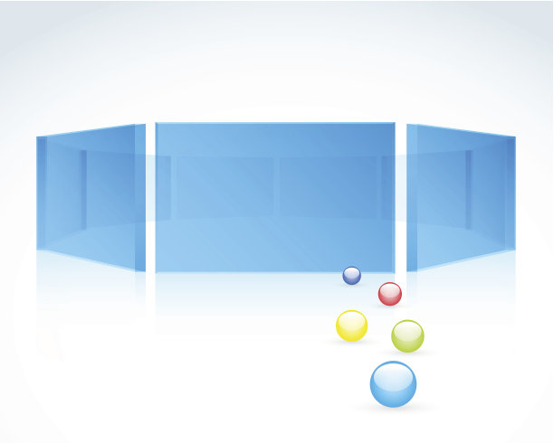 蓝色透明的面板图片下载