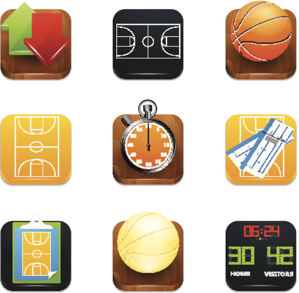 篮球的图标图片下载