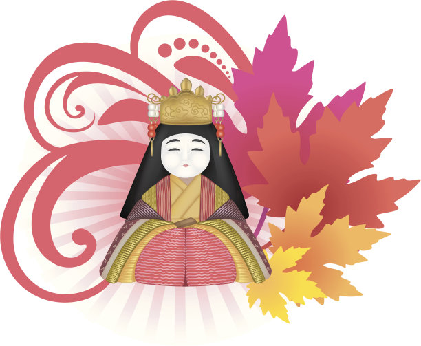 装饰的日本娃娃图片下载