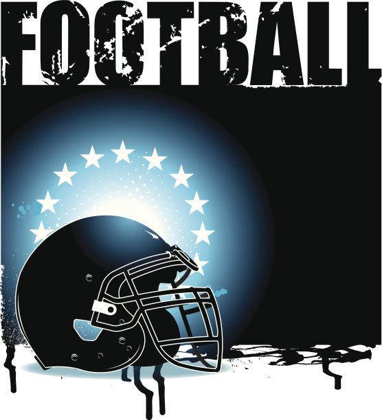 橄榄球头盔Grunge背景图片下载