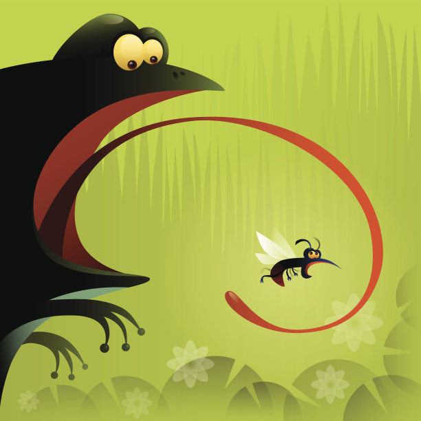 青蛙和蚊子图片下载