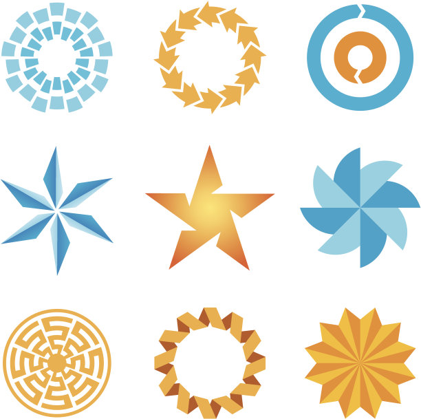 商业和社会社区循环标志图标符号图片下载