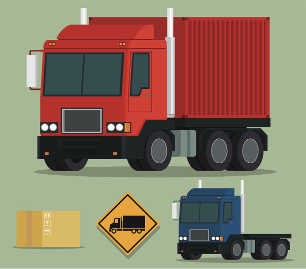 集装箱卡车图片下载