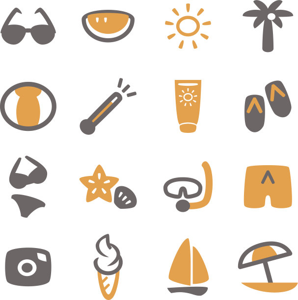 夏天的图标图片下载