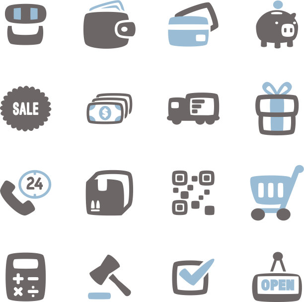 电子商务图标图片下载